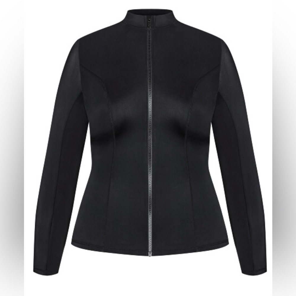 NWT City Chic Black Swim Jacket